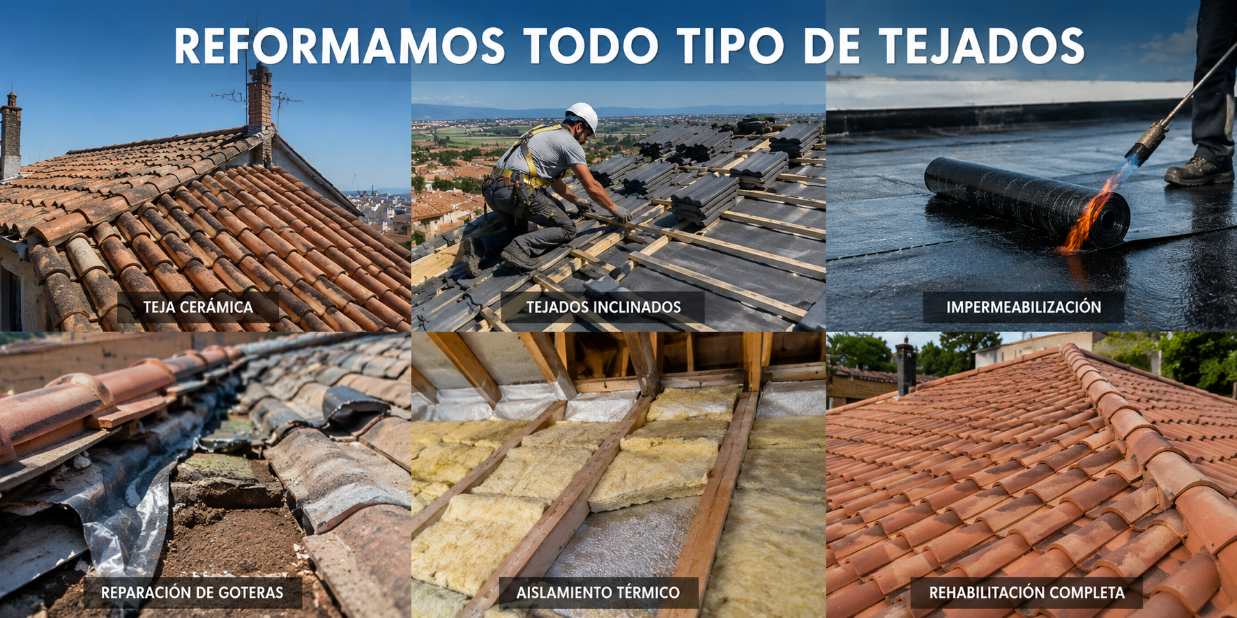 Reformar tejado en Ibiza/ fotocontrol